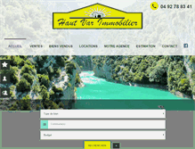 Tablet Screenshot of haut-var-immobilier.fr
